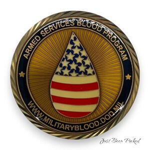 Armed Services Blood Program Challenge Coin Life‎ Force